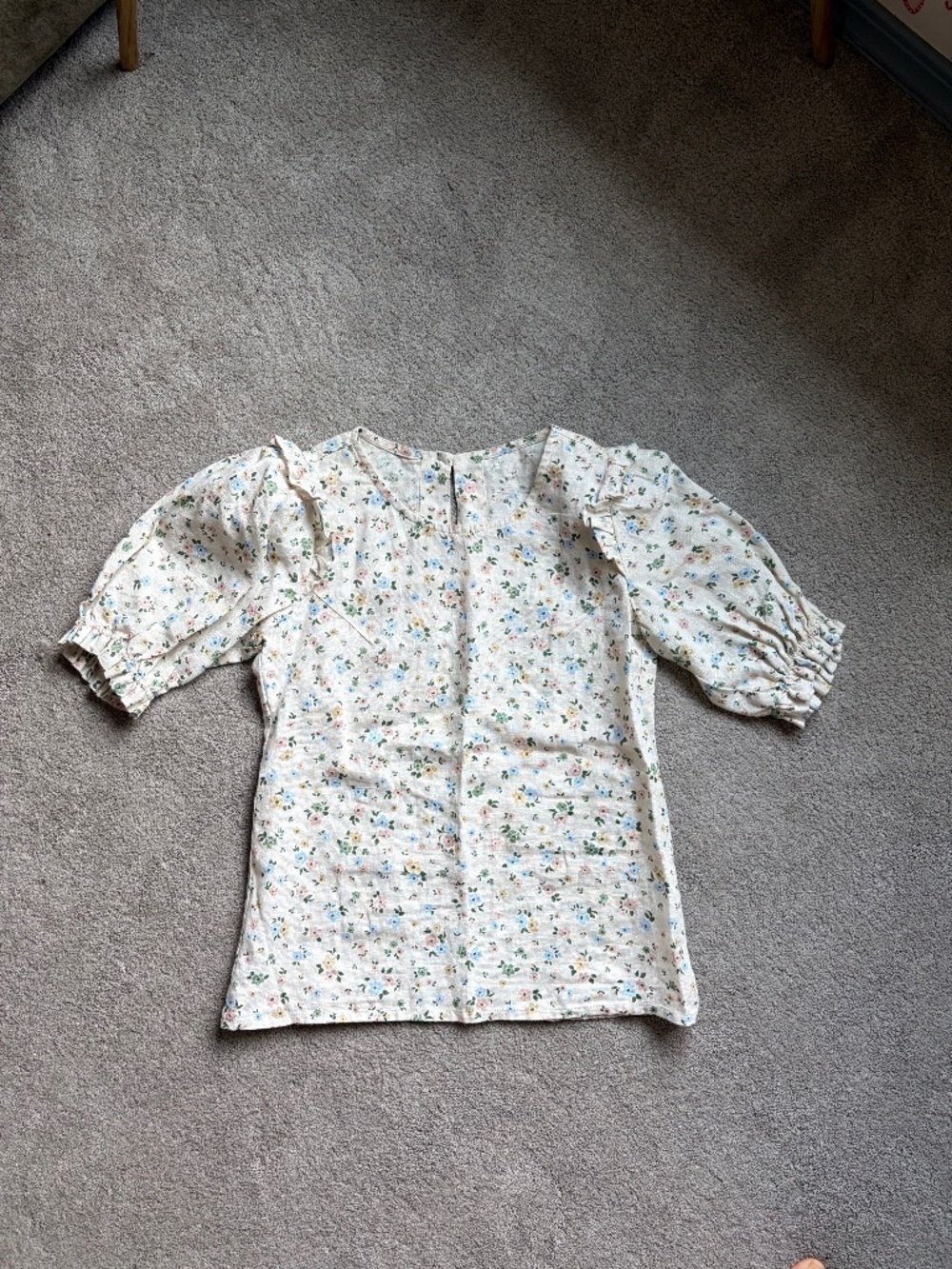 NOTPERFECTLINEN floral top